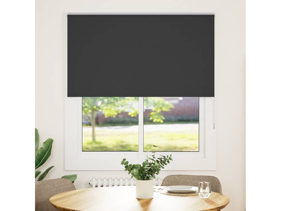 Vidaxl Persiana De Enrolar 130x130 Cm Largura Tecido 126,6cm Poliéster
