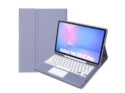 Lurelia Capa Com Teclado Bluetooth Para Samsung Tab S9fe + 12.4