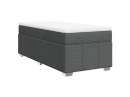 Box Spring Bed, Box Spring Beds Vidaxl Cinzeto Tecido (80 X 200 Cm)