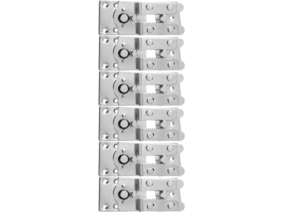 Conjunto Ciieeo Com 6 Conectores Galvanizados Para Sofá Modular, Resistentes À Ferrugem, Com Clipes E Parafusos De