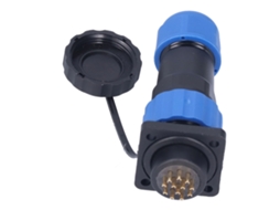 Laxiscreed Conector Elétrico Quadrado À Prova De Água Para Aviões E Indústria, Soldável