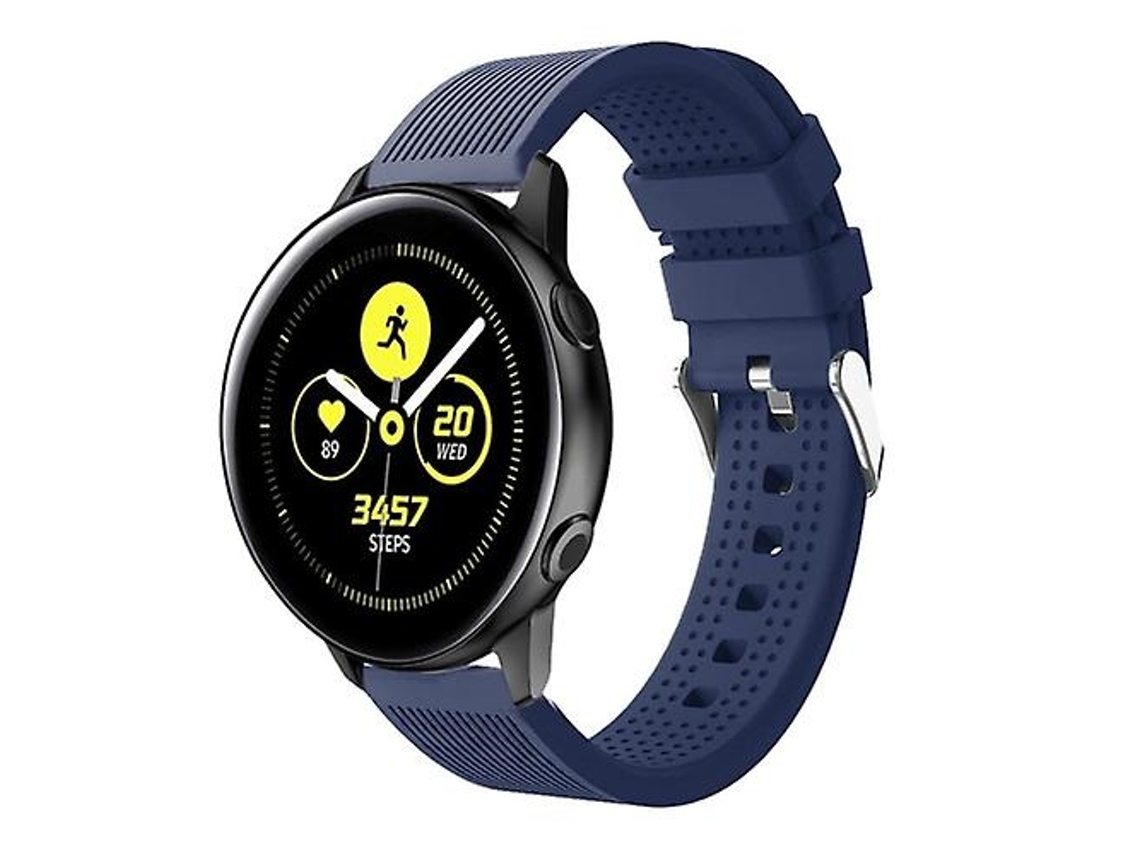 Lurelia Pulseira De Silicone Azul Escuro, Compatível Com Smartwatch Garmin Vivoactive 3, Acabamento Moderno