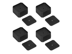 Bisagra de aba de zinco com 4 peças | PRIMEBOX