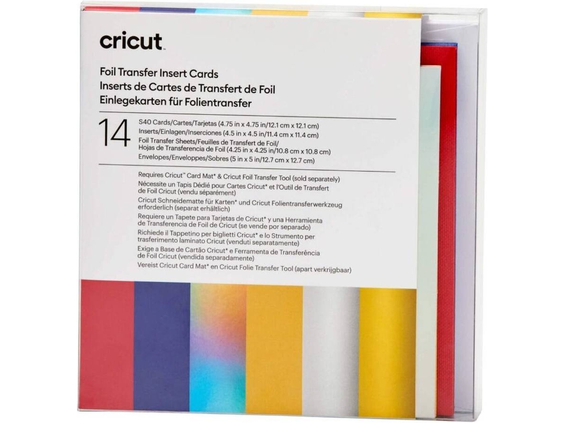 Cartões de Inserção Cricut  Foil Celebration S40