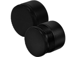 Housoutil Conjunto De 2-elevadores Metálicos Para Pés Móveis, Mesas E Sofás, Com Altura Ajustável E Proteção Total Para