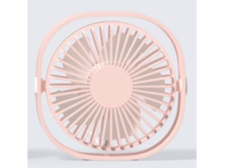 Ventilador De Mesa Portátil Com 3 Velocidades Usb, Ventilador De Resfriamento Silencioso Com Rotação De 360 Graus Rosa SUNNY SPACES