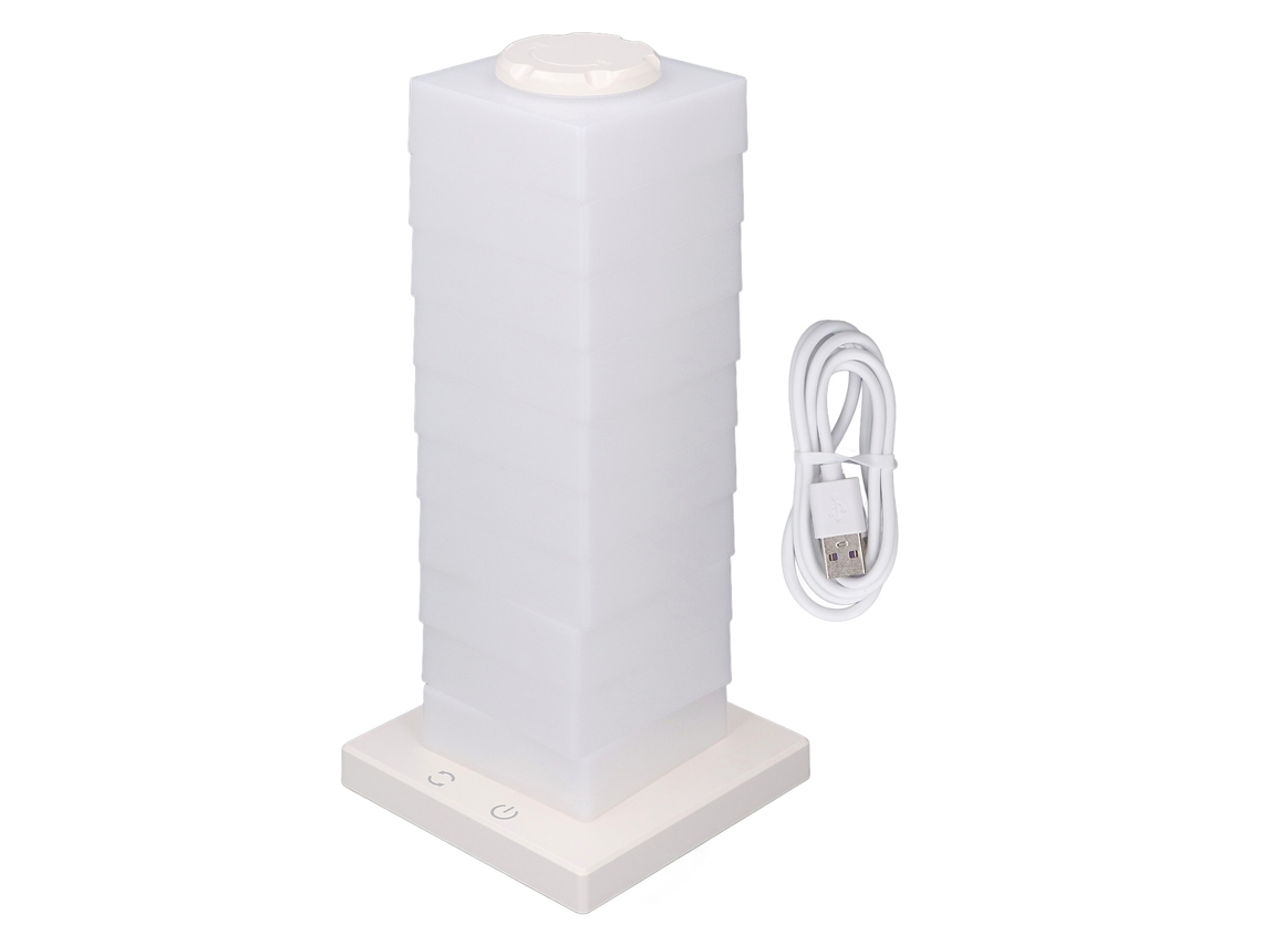 Rebe-lâmpada De Mesa Empilhável Led Rgb Com Controle Táctil Diy Decorativa Luz Noturna Para Crianças Dormitório Escritório Lar