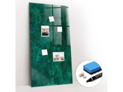 Quadro Magnético Colorido Bloco De Esmeralda Para O Escritório Espelharte (60x120 Cm)