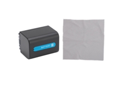 Bateria para câmera NP FH70, 7,2 V, 2500 mAh, íons de lítio, compatível com HDR HC3 DCR SR20E SR300 | S/MARCA