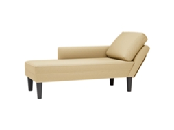 Vidaxl Chaise Lounge Com Almofada Tecido Corduroy Verde Cinzento
