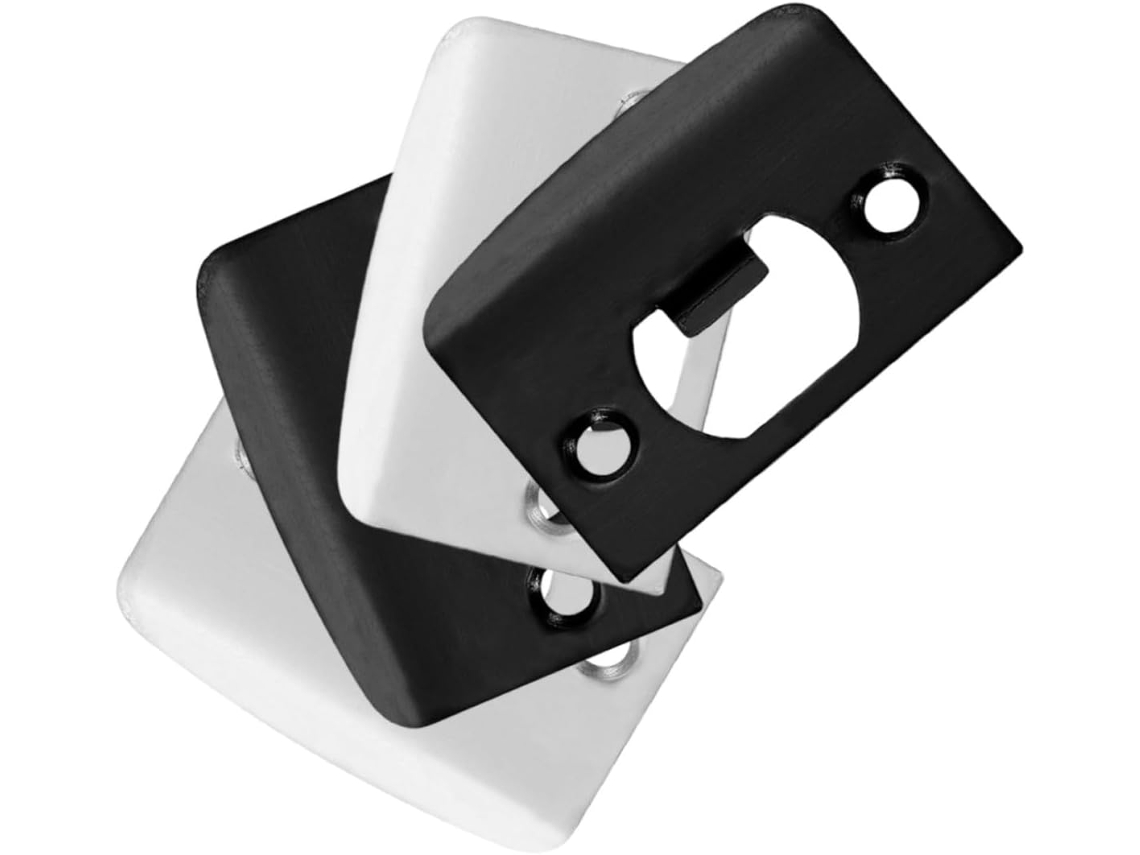Sewacc Conjunto De 4-placas Batente Aço Inoxidável Fechaduras E Portas Madeira Com Trava Ajustável