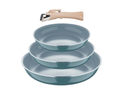 Conjunto De Panelas Bergner Click&cook Com Cabo Removível