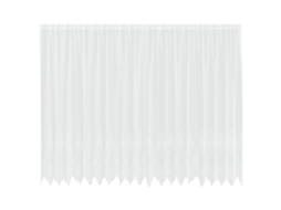 Conjunto 1 Cortina De Renda Vidaxl Branco Poliéster (245 X 500 Cm)