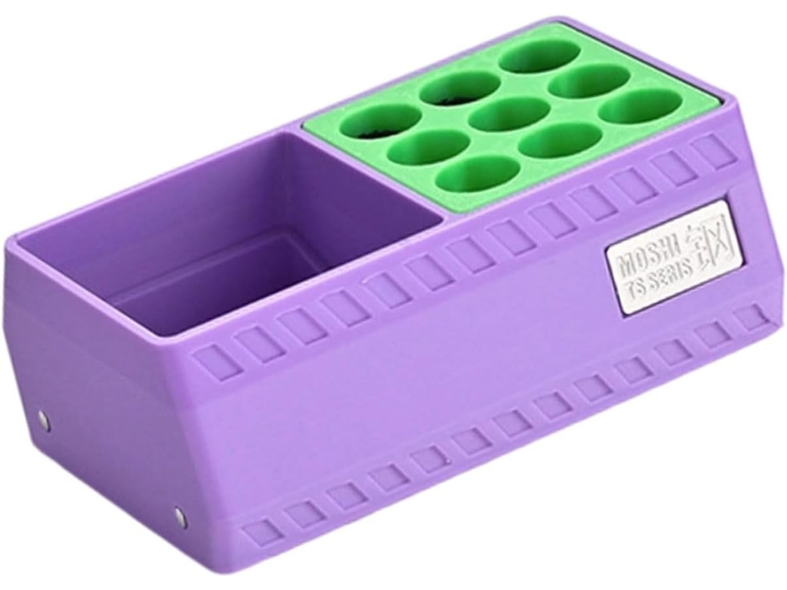 Suporte para cola eficiente com sistema de conexão magnética para projetos de modelagem, acesso rápido, design compacto, Caixa