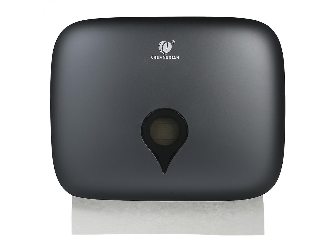 Dispensador De Papel Toalha De Cozinha Sem Furos, Papel Higiênico Para Pendurar, Dispensador De Papel Higiênico Slowmoose (preto)