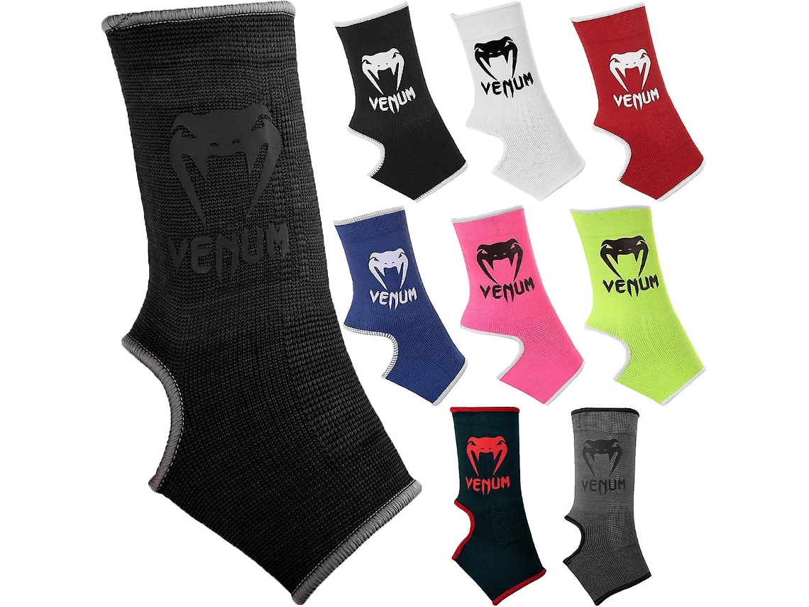 Protetor De Tornozelo Venum Kontact Slip On Mma Pro Vermelho Slowmoose
