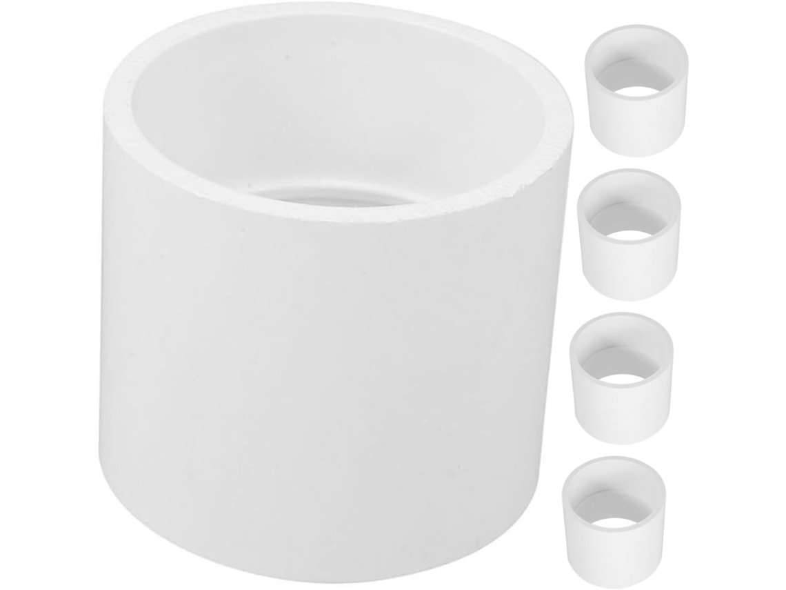 Conjunto De 5-conectores Tubo 2-polegadas Em Pvc Iplusmile, Resistentes Ao Desgaste, Brancos, Para Uso Em Sistemas