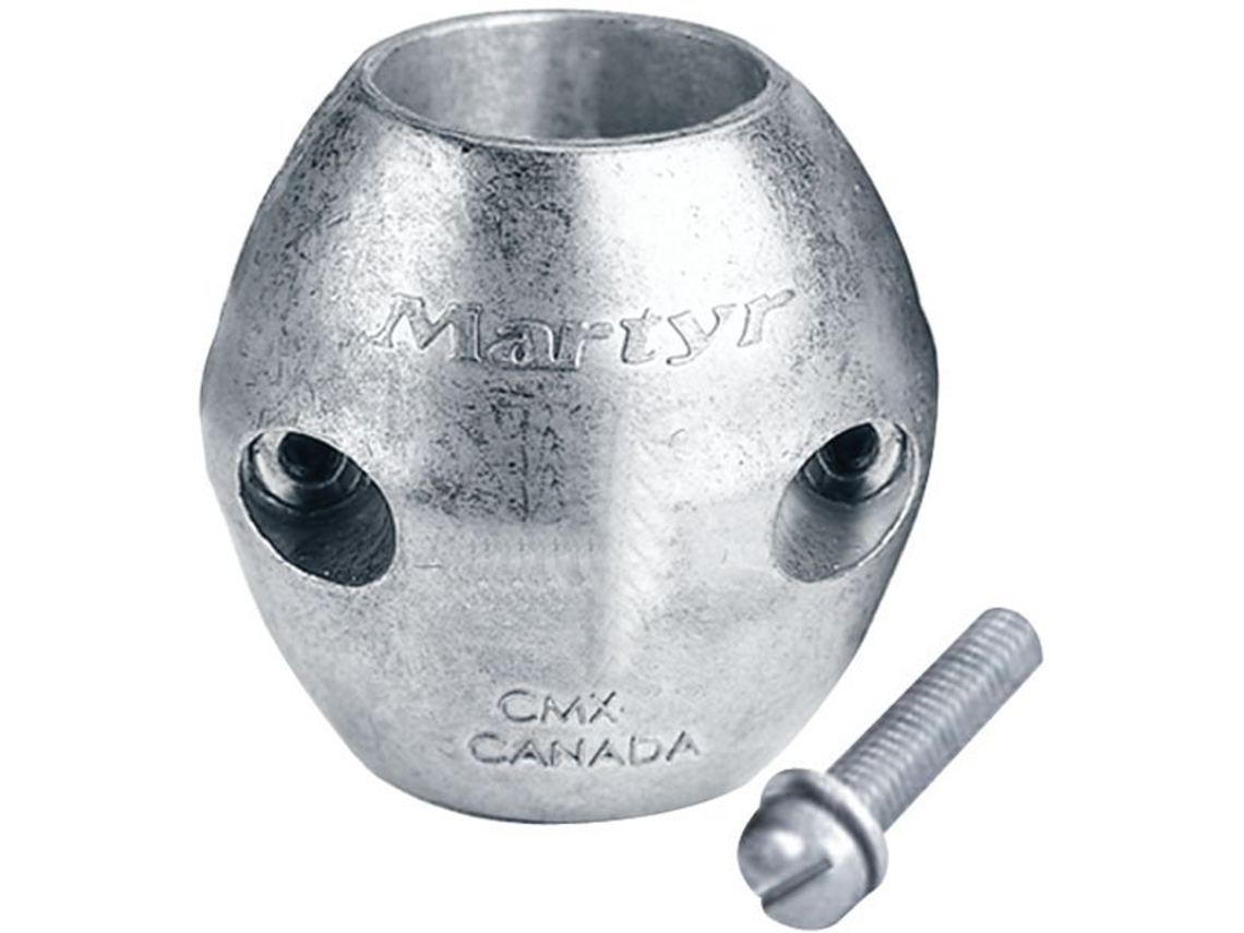 Ânodo de Eixo Galvanizado com Porca Allen Prateado 34.93 Mmmartyr Anodes