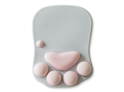 Mouse Pad Anti-deslizante Com Apoio Para Pulso, Almofada De Memória De Garra De Gato Cartoon.