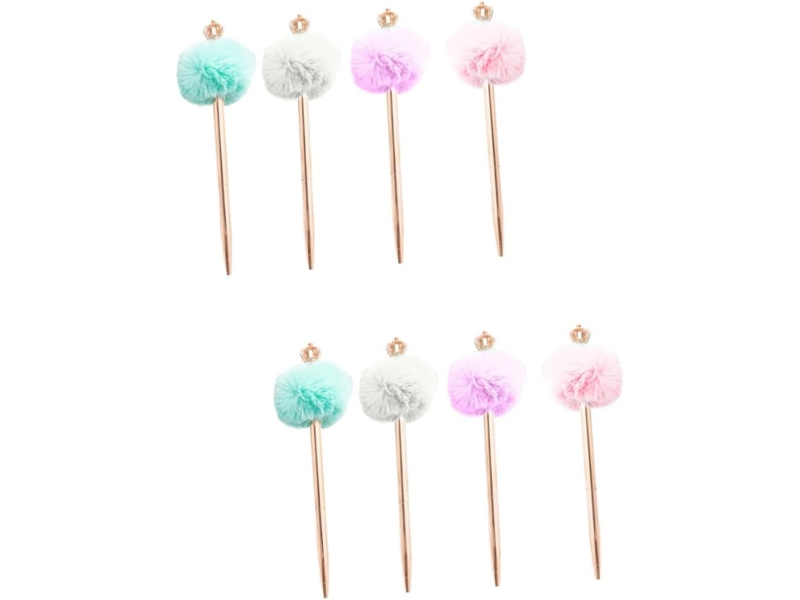 Conjunto De 8 Canetas Para Cabelo Kawaii, Canetas Marcadoras Fofas Com