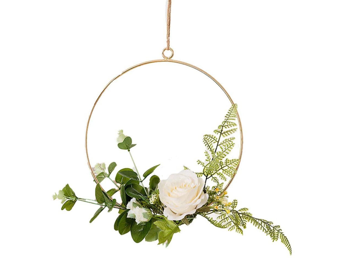 Coroa De Flores Em Estilo Vitoriano Para Decoração De Porta De Entrada E Casamento, Alternativa Ao Buquê De Noiva, Oferece Um Toque Atemporal, Compatí