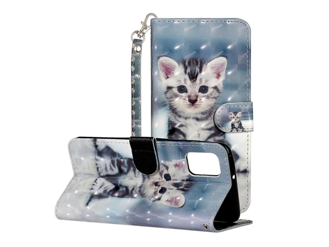 Capa De Couro Pu Com Padrão 3d Horizontal E Aba Flip Para Samsung Galaxy A82 5g, Com Suporte, Compartimentos Para Cartões E Carteira.