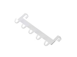 Lurelia Gancho De Porta, 5 Unid., Em Ferro, Para Toalhas E Roupas, 1 Cm, Branco/azul