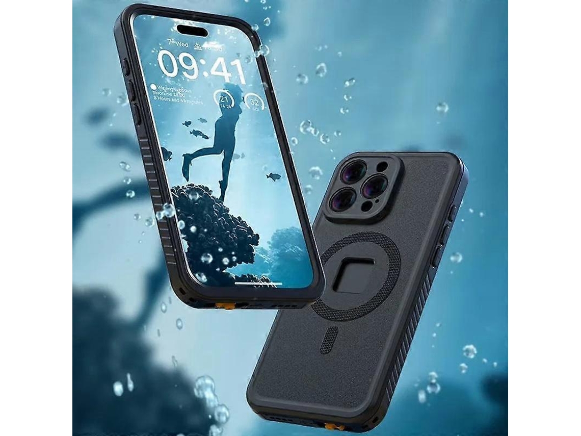 Capa Para Celular Submersível Com Tela Sensível Ao Toque E À Prova Dágua Telesin Ip68