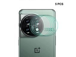Kit Com 5 Películas De Vidro Temperado Para Lente Da Câmera Traseira Enkay Hat-prince 9h Para Oneplus 11.