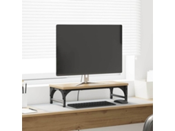 Vidaxl Suporte Para Monitor Carvalho Arttisan 55 X 23 X 14 Cm