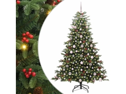 Conjunto 1 Árvore De Natal Artificial Moderna Vidaxl Verde Pvc (180 Cm)
