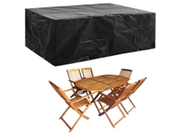 Vidaxl Capa Para Mobiliário De Jardim Com 8 Ilhós 242x162x100 Cm