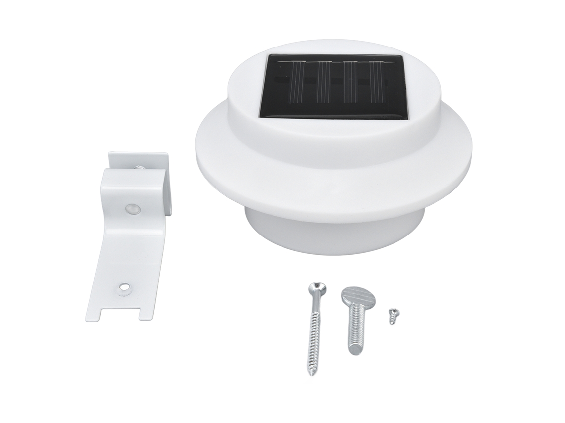 2026 luzes Solares para Canais Exteriores 3 Led Impermeáveis para Escadas, Terraço, Cerca e Jardim