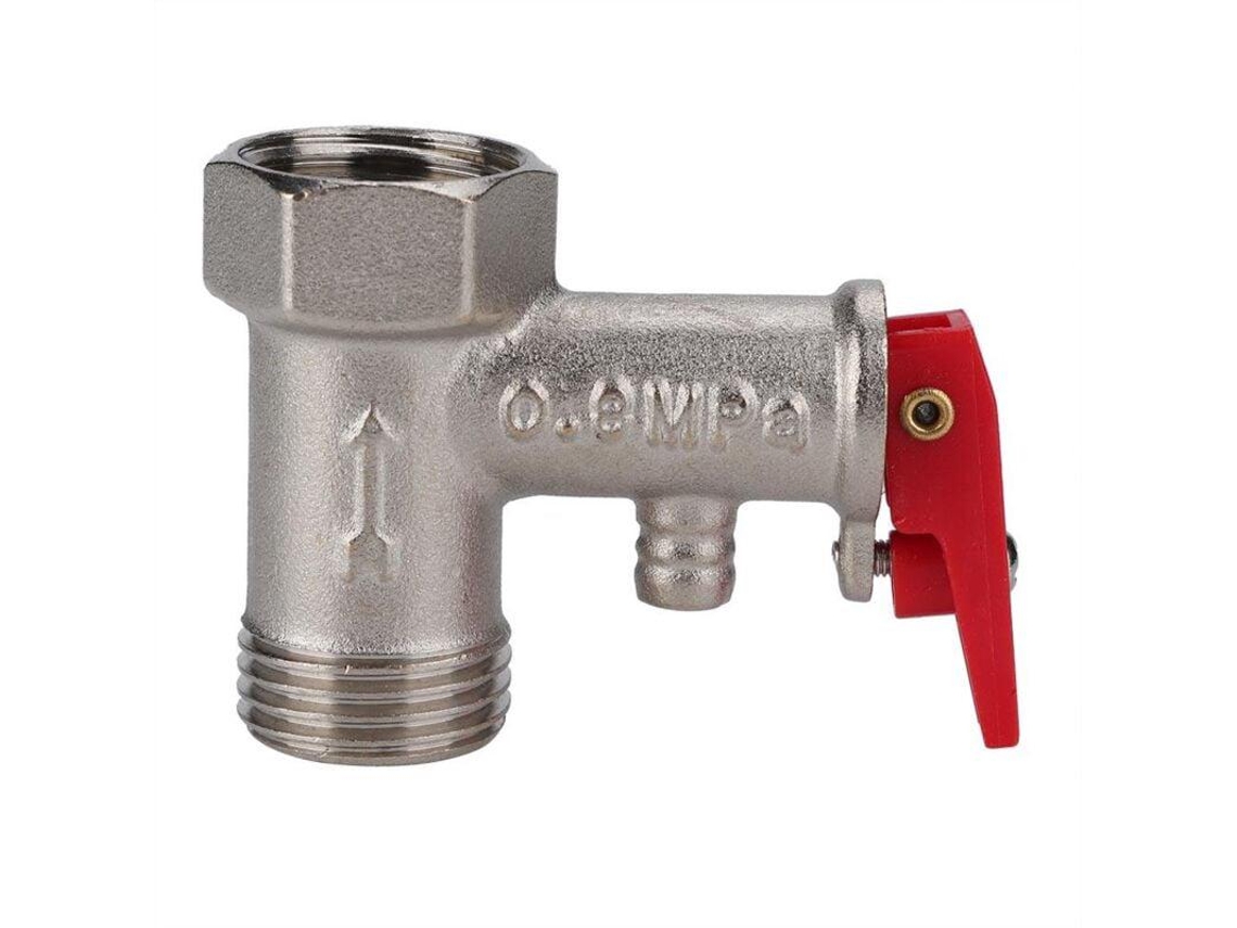 Válvula De Segurança E Alívio De Pressão Para Aquecedor De Água Elétrico Choyclit 1/2 0,8 Mpa Rosca Macho X Fêmea Bsp Latão Ehstmind