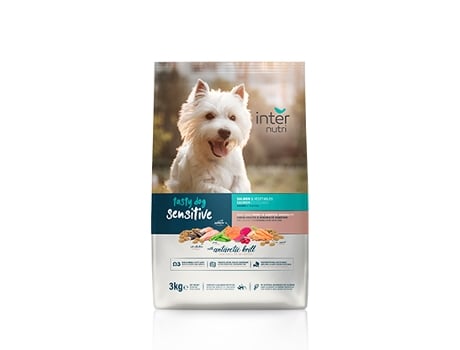 Alimento Completo Para Cães Adultos Com Sensibilidade Digestiva Internutri Tasty Dog Sensitive 3kg