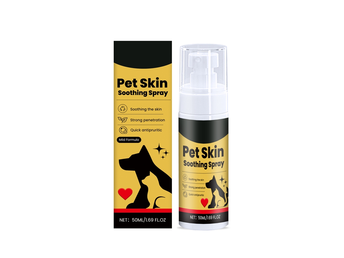 Spray Cuidado Pele Pet Suave Alivia Disconforto