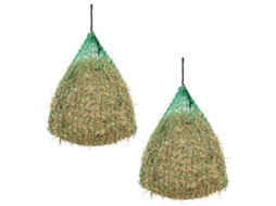 Vidaxl Redes Para Feno Arredondada Pp 2 Pcs 0,75x0,5 M