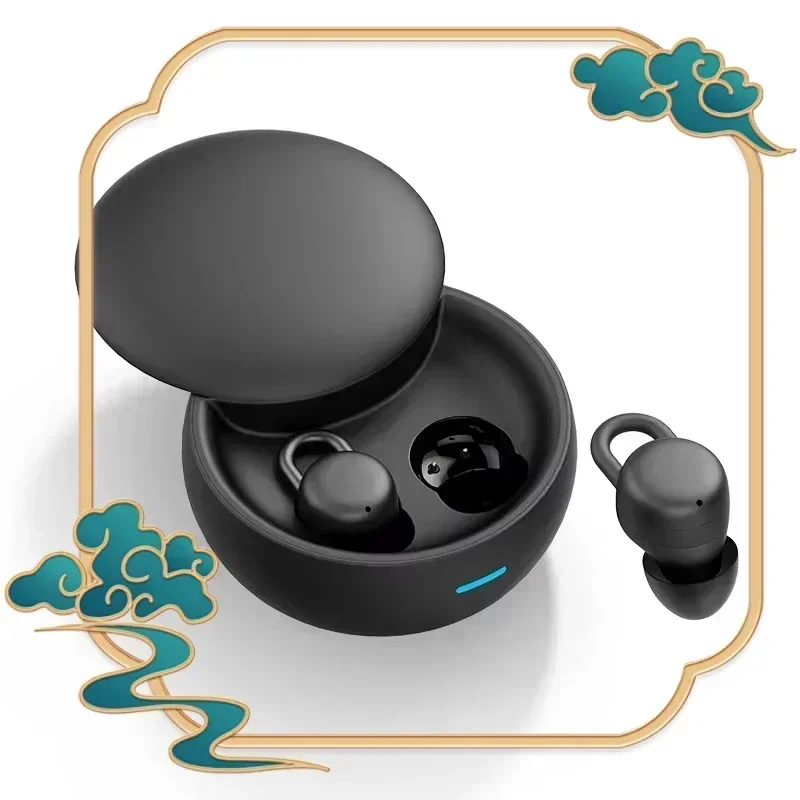 (preto) Mini Fones De Ouvido Intra-auriculares Sem Fio Bluetooth 5.3