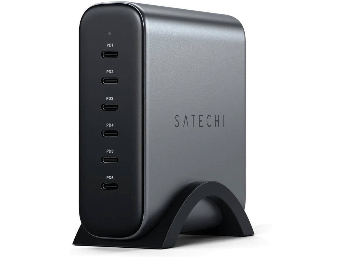 Carregador Satechi 200W USB-C 6-port GaN