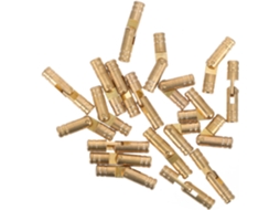 Kallory 20 Dobradiças Invisíveis De Cobre, 5x25mm, Dobradiças Minúsculas E Ocultas Para Joias Armários De Madeira