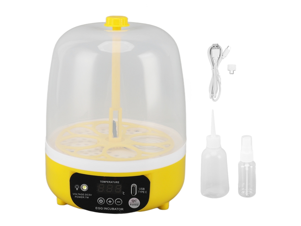 Incubadora de Ovos Primerox Mini com Controle Automático de Temperatura e Umidade