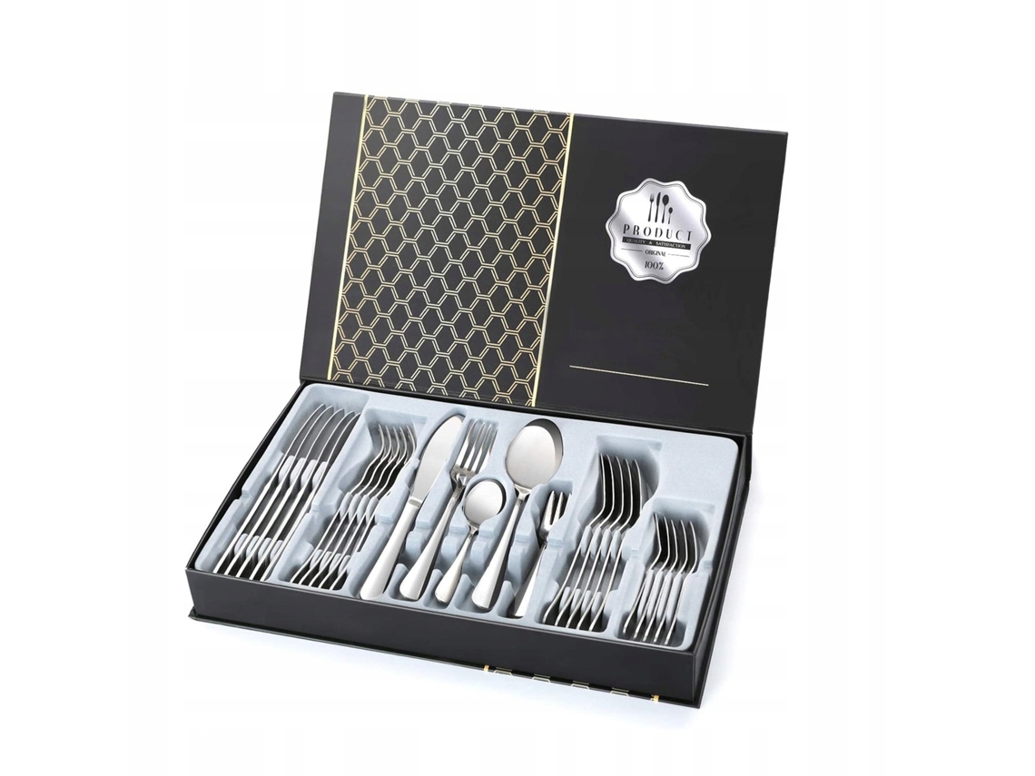 Arranjo De Mesa 30 Peças Inox 6 Pessoas Prata