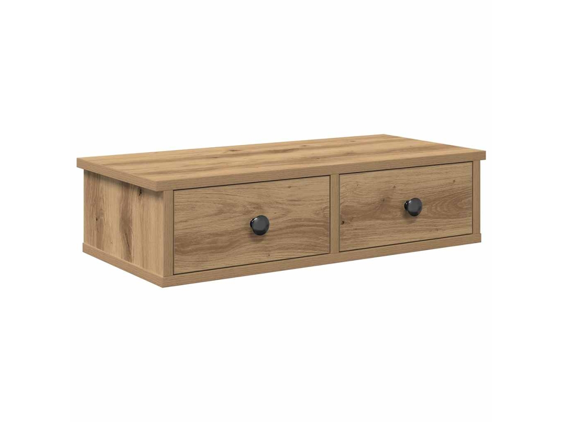 Wall Shelf, Wall Shelves Vidaxl Marrom Madeira Processada (60 X 28 X 15 Cm)