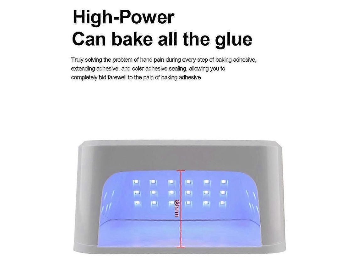 2026 Suitable Uv Nail Lamp Gel Nails,45led With 4 Timer Mode,gel Decorated Sparkling Rhi Nestone Pink GOKOCO (eu)