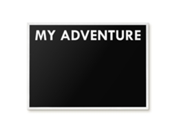 Magnetic Glass Board My Adventure For The Hall Espelharte (70x50 Cm)