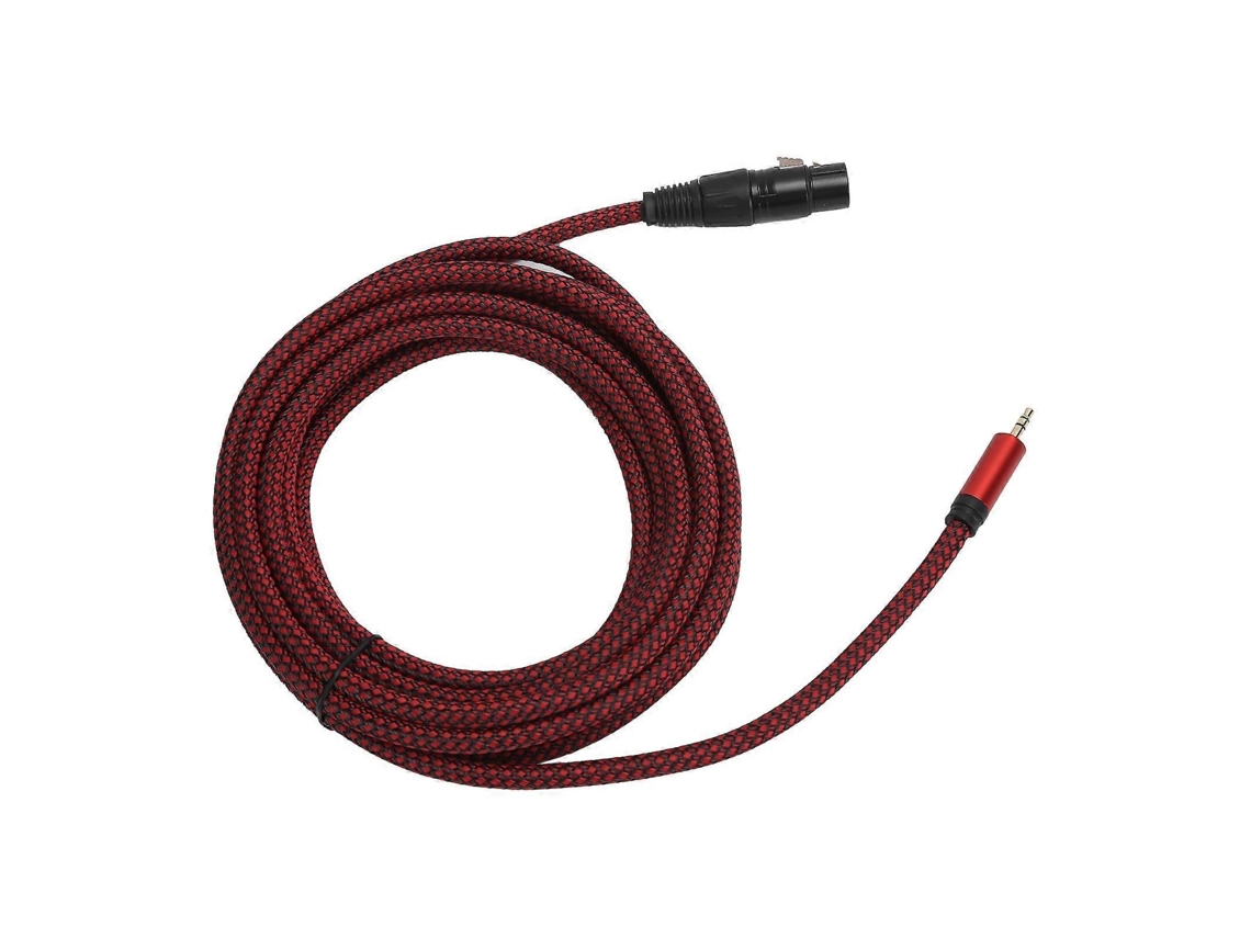 Lurelia Cabo Xlr Macho/fêmea 3,5 Mm, Balanceado, Para Microfones, Mixer, Amplificador E Colunas Ativas