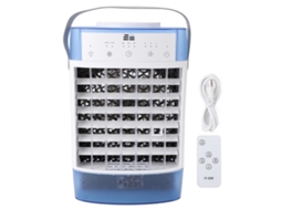 Ventilador de Ar condicionado de Mesa com Controle Remoto Silencioso Sil Azul S/MARCA