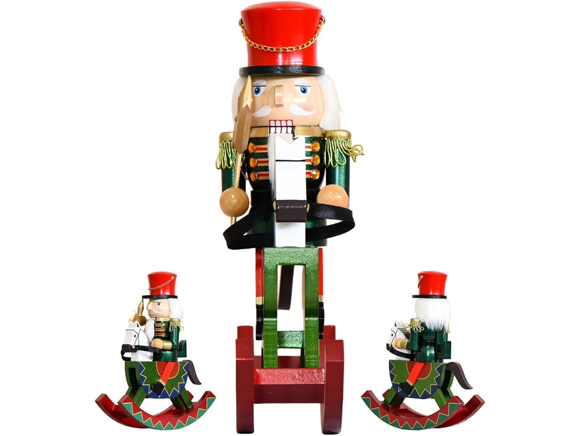 Enfeites De Quebra-nozes Para O Natal, Escultura De Madeira Vintage Para Festas |