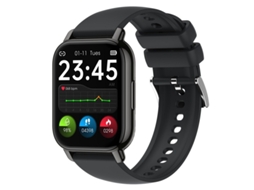 Smartwatch YIZHOOD P66 1.85 Inch Bluetooth Chamada Ip68 À Prova de Água Android e Ios Preto