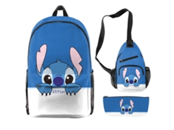 Stitch Mochila KOHREE de Três Peças Do Aluno